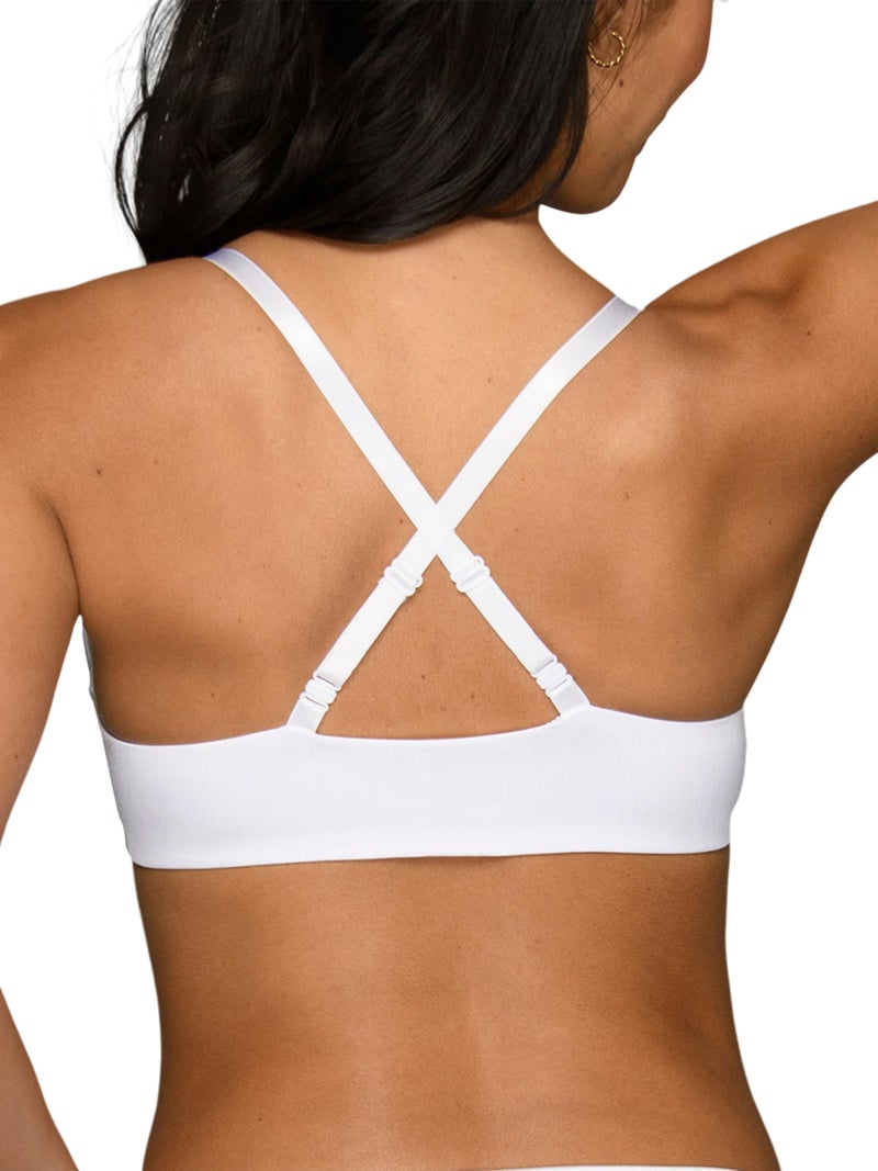 Vanity Fair Women's Front Closure Bra with No-Poke Underwire (34B-44DDD),Average Figure - White,36B - Image 3